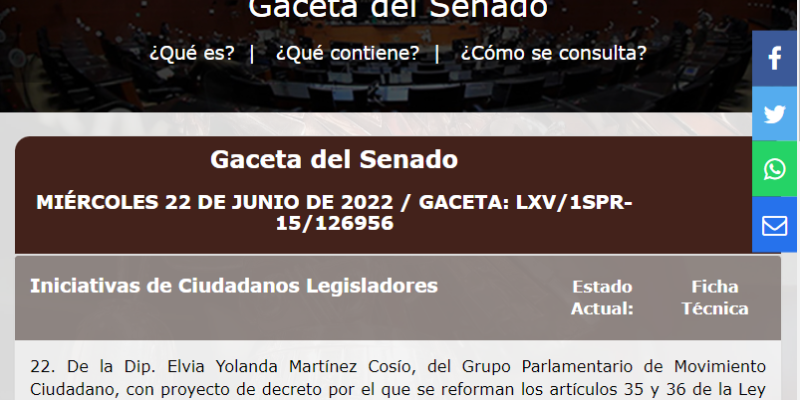 Gaceta del Senado